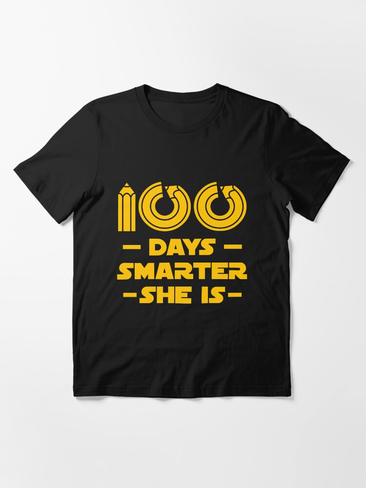 Alternative Ansicht von 100 Days Smarter She Is - 100 Days Of School Gift Essential T-Shirt