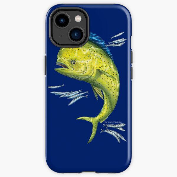 Mahi Mahi and baitfish iPhone Tough Case