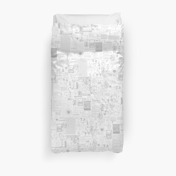 BSIS LVD Collage - white Duvet Cover