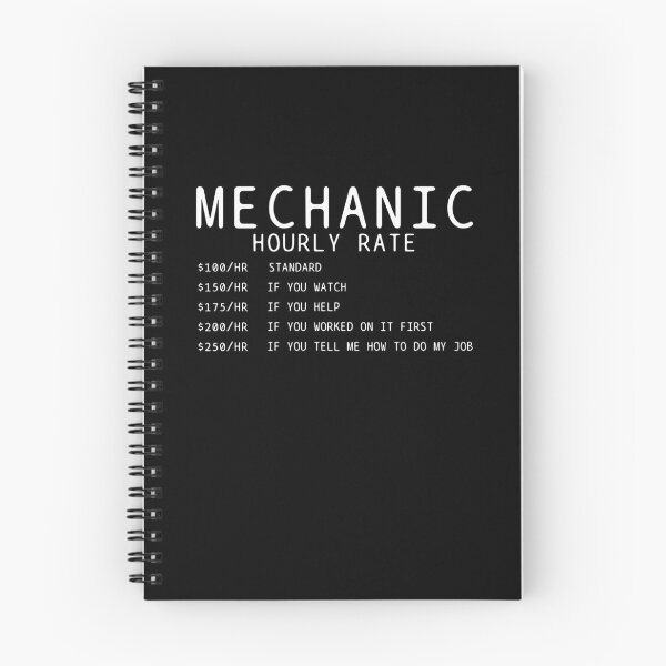 Item preview, Mechanic hourly wage designed and sold by 4tomic.