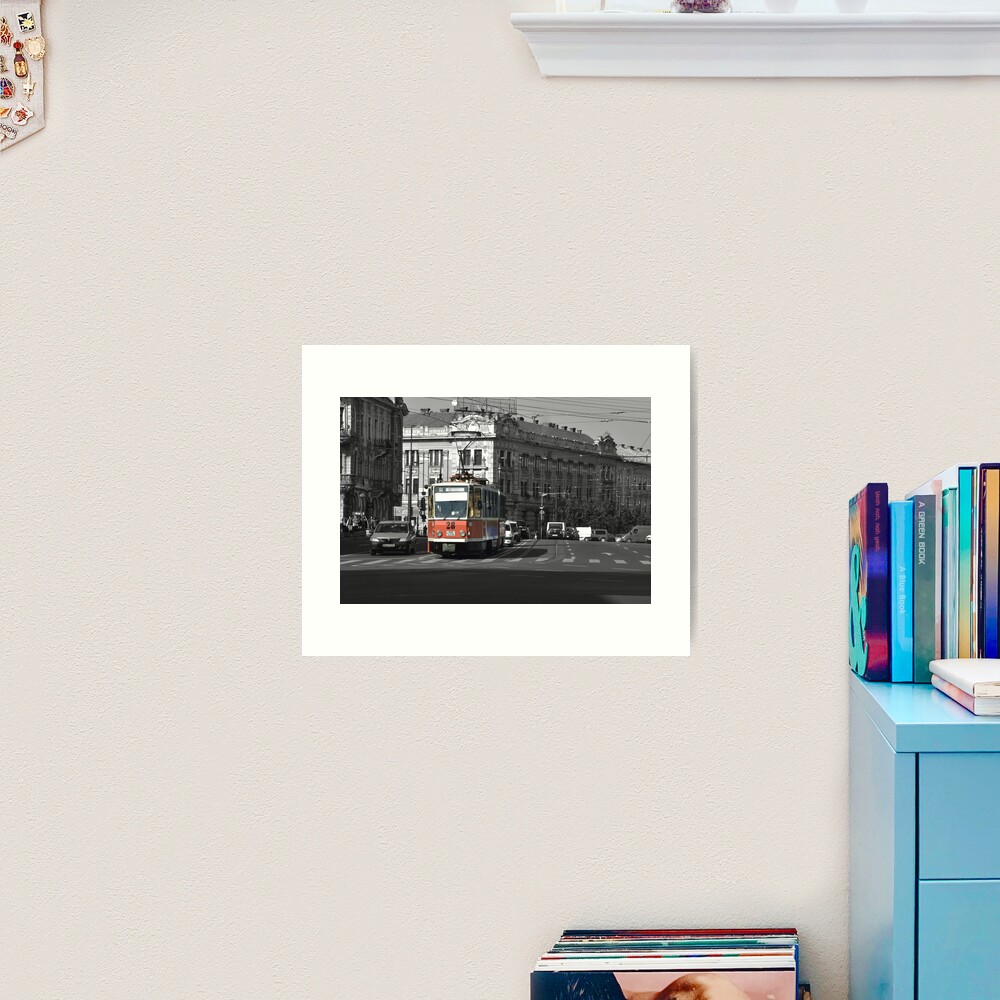 Tram 28 Cluj Art Print