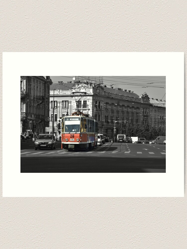 Alternate view of Tram 28 Cluj Art Print