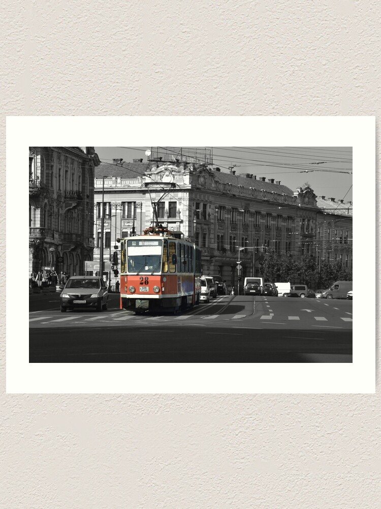 Alternate view of Tram 28 Cluj Art Print