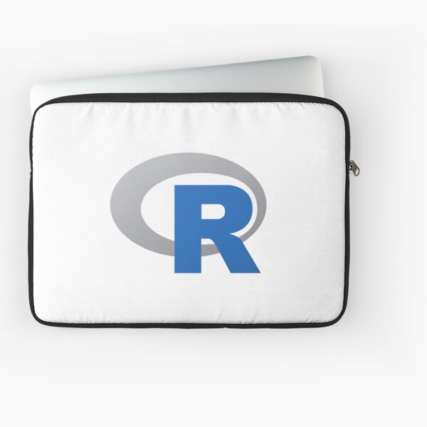 R Language Logo Laptop Sleeve