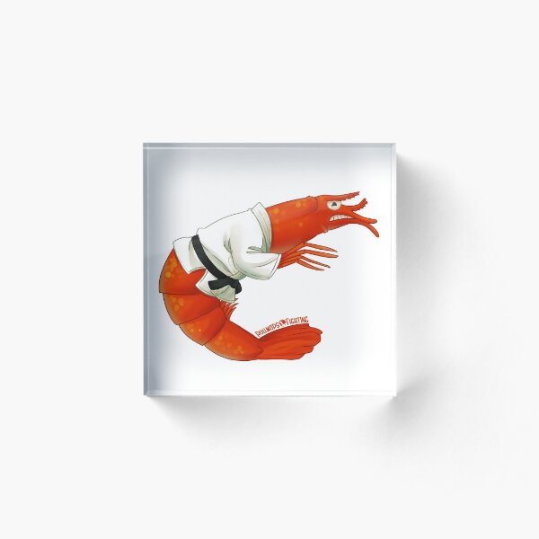 BJJ Shrimpy Shrimp Acrylblock