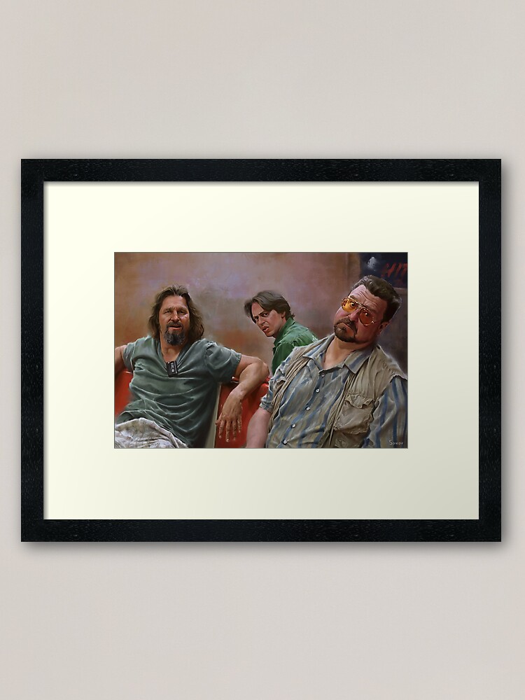 Alternate view of Big Lebowski Framed Art Print