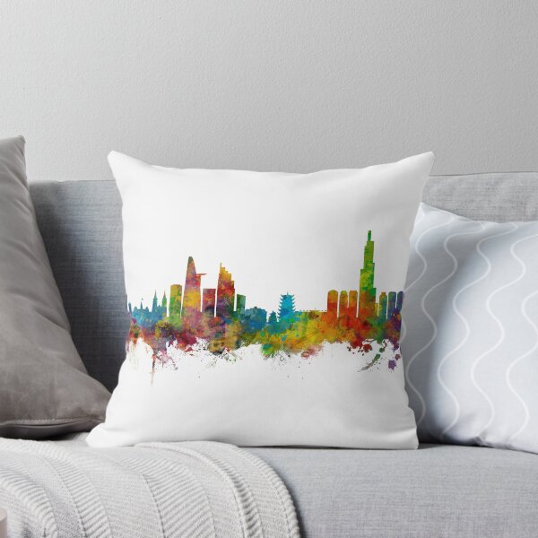 Artikelvorschau, Ho Chi Minh Stadt Vietnam Skyline entworfen und verkauft von ArtPrints.