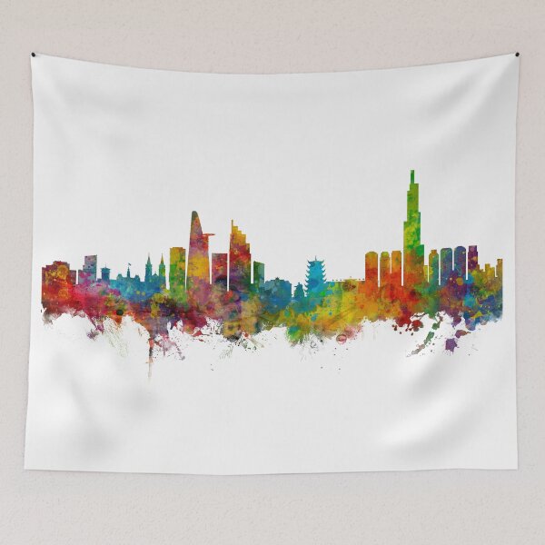 Item preview, Horizonte de Vietnam Ciudad Ho Chi Minh designed and sold by ArtPrints.
