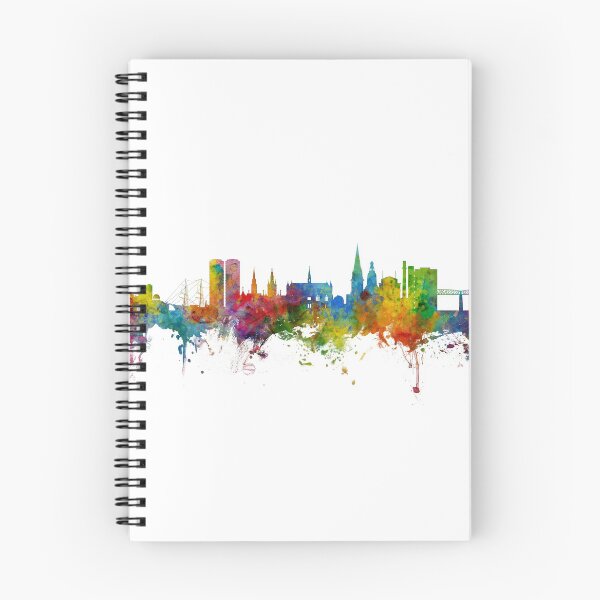 Item preview, Dundee Scotland Skyline designed and sold by ArtPrints.