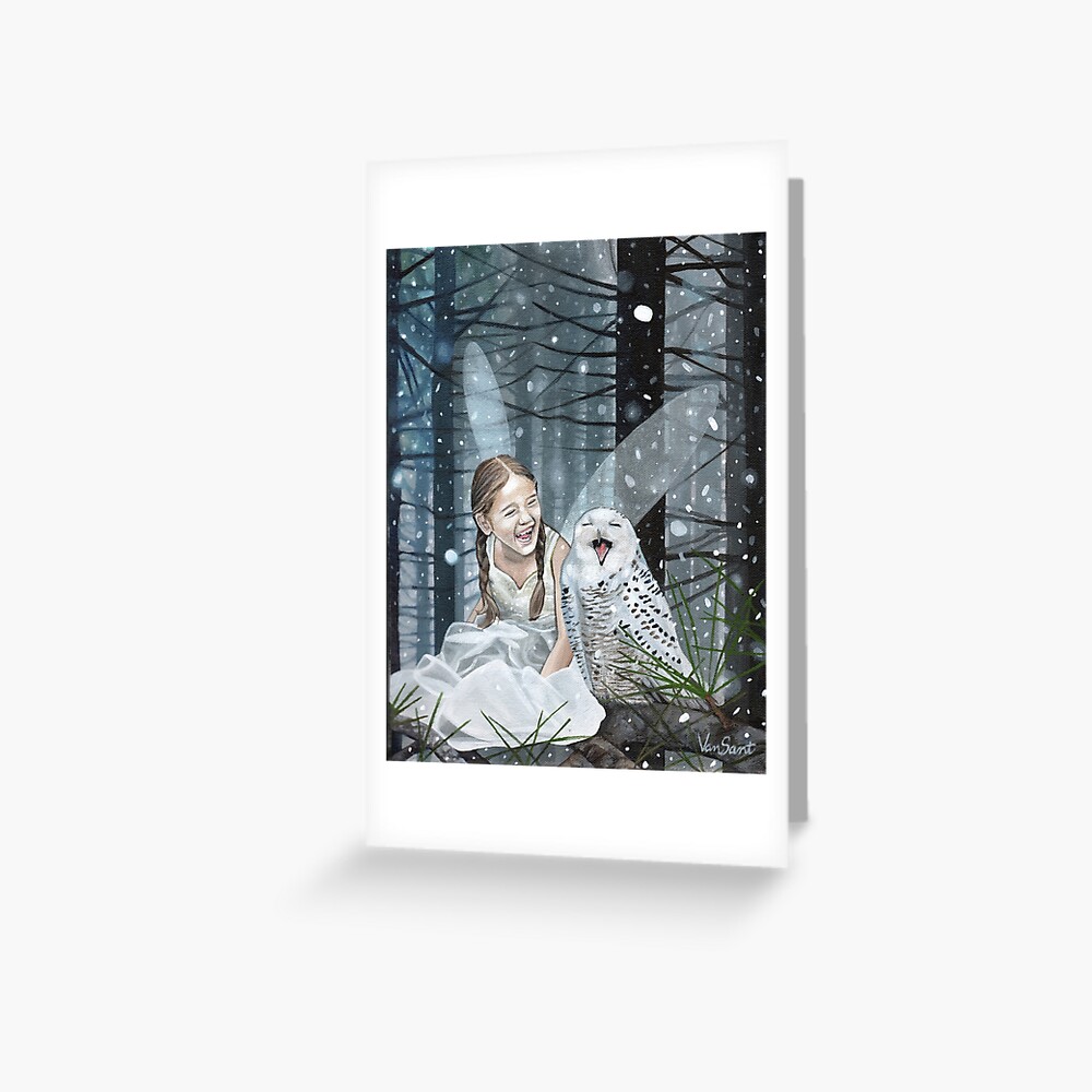 Snow Fairy Greeting Card