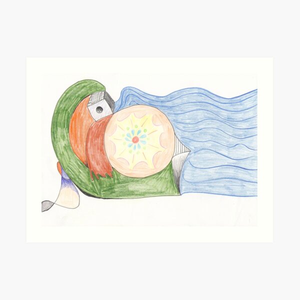 Brain Washing Machine Art Print