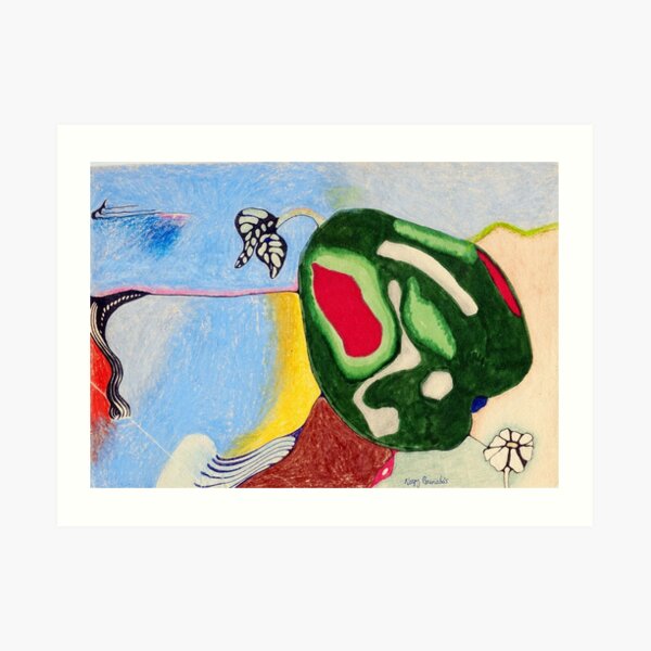 Pear On The Mountain Art Print