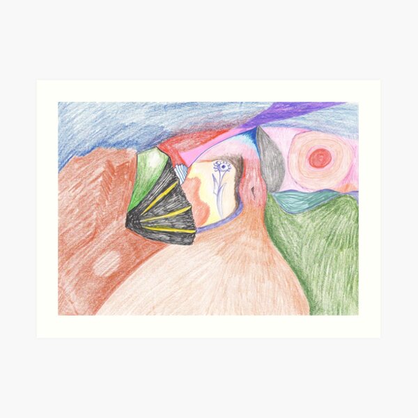 Naked Sunset Art Print