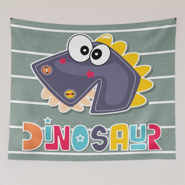 Item preview, Cute cartoon head dinosaur designed and sold by leen12 Art Designs Prints.