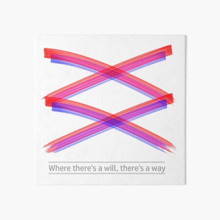Inguz Rune Symbol Where There Is A Will There Is A Way Art Board Print For Sale By Craftylint Redbubble