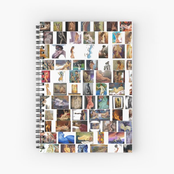 #Collage #Visualart #pattern #design #collection #art #abstract #decoration #mosaic #paper #vertical #multicolored #textured #nopeople #colors #backgrounds  Spiral Notebook