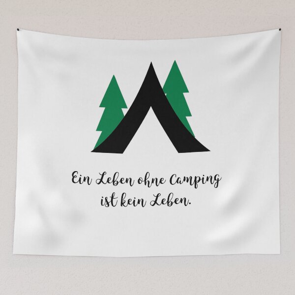Item preview, Life without camping designed and sold by Vectorqueen.