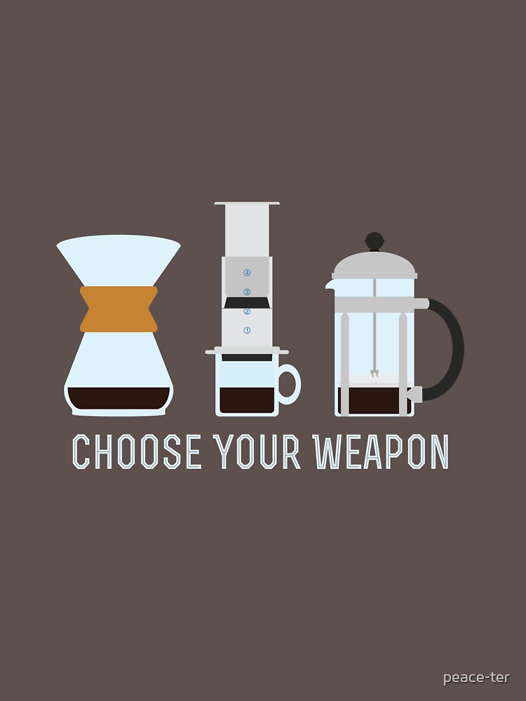 choose your weapon dice shirt