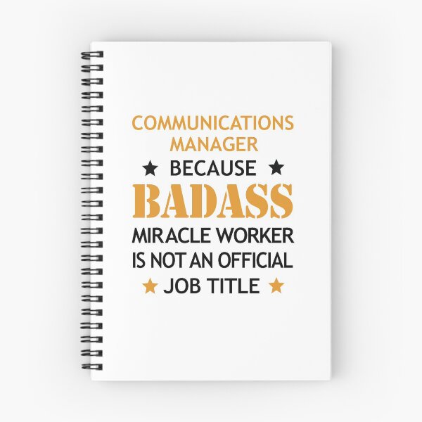 Item preview, Communications Manager Badass Birthday Funny Christmas Cool Gift designed and sold by smily-tees.