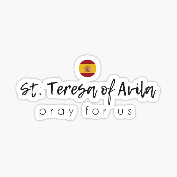 Item preview, St. Teresa of Avila pray for us designed and sold by aridorsey.