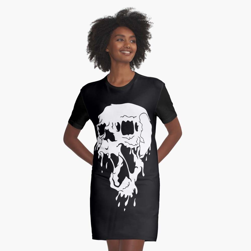 skeleton t shirt dress