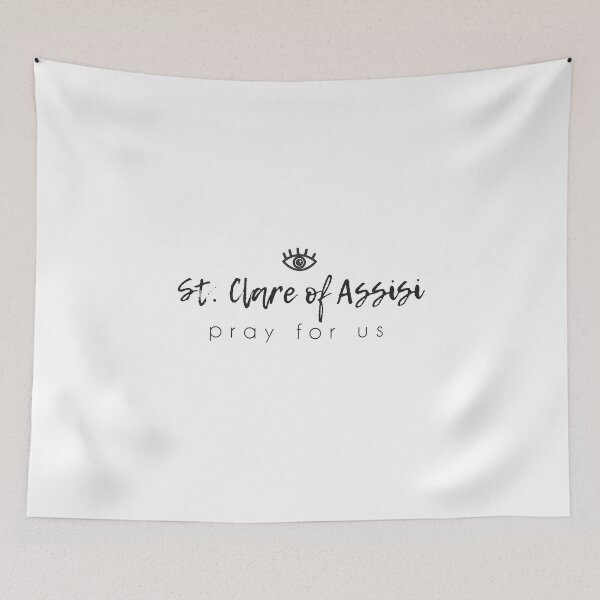 Item preview, St. Clare of Assisi pray for us designed and sold by aridorsey.
