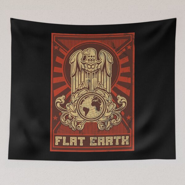 Item preview, Flat Earth propaganda designed and sold by RAWWR.