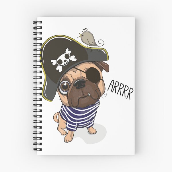 Item preview, Pug Pirate designed and sold by dvirmalka.