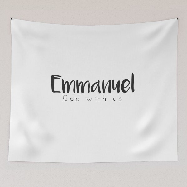 Item preview, Emmanuel God with us designed and sold by aridorsey.