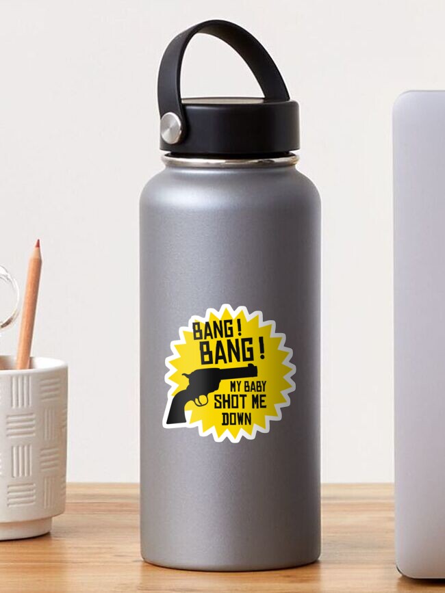 Aperçu 1 sur 3. Sticker avec l'œuvre Bang! Bang! créée et vendue par Jeanne-LMBB.