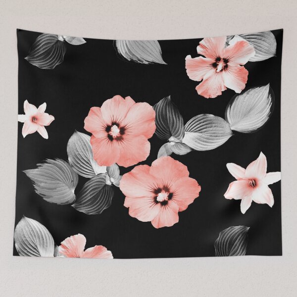 Item preview, Living Coral Floral Dream #1 #flower #pattern #decor #art  designed and sold by Anita's & Bella's Art.