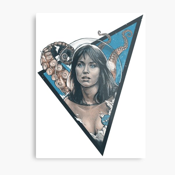 Space Attack Metal Print