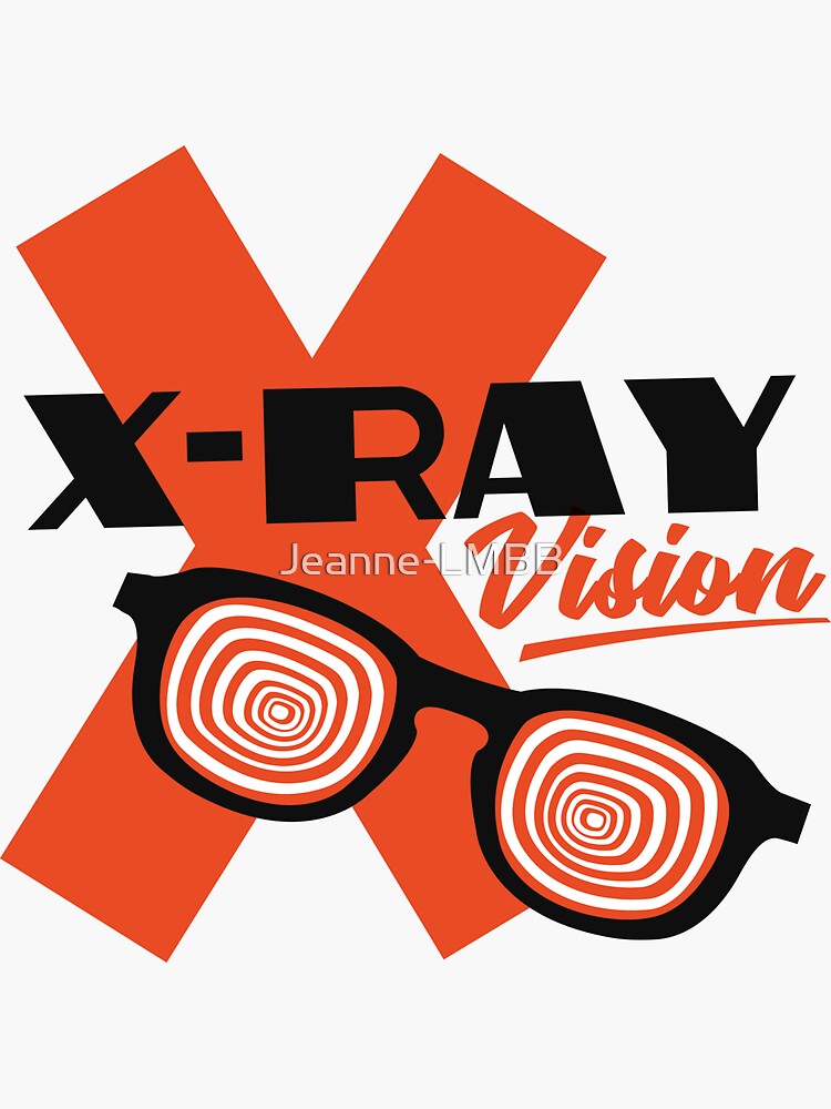 Aperçu 3 sur 3. Sticker avec l'œuvre X-Ray vision créée et vendue par Jeanne-LMBB.