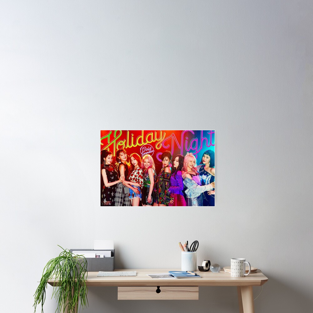 Girls Generation Holiday Night Poster By Snsdemporium Redbubble