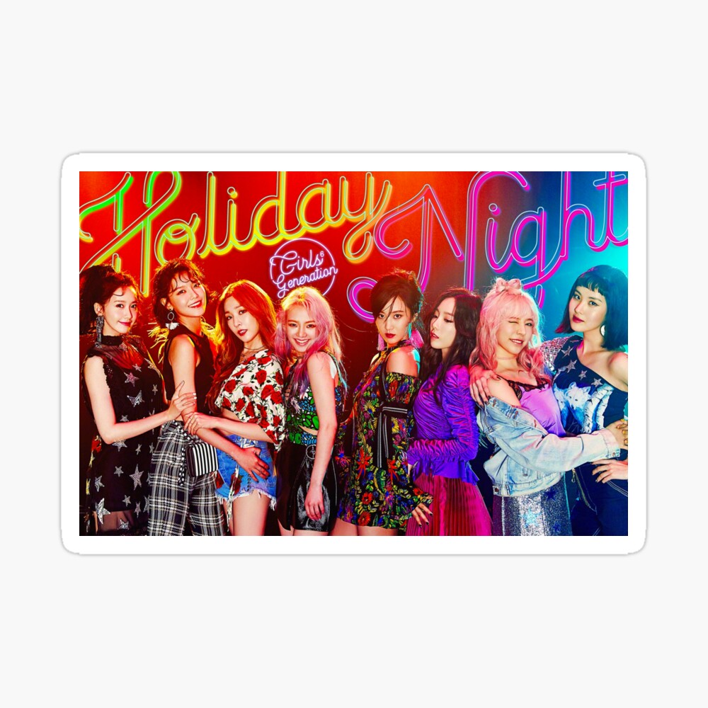 Girls Generation Holiday Night Poster By Snsdemporium Redbubble