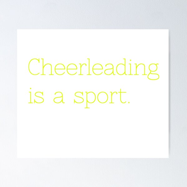 Item preview, Cheerleading is a sport designed and sold by Cheeritee.