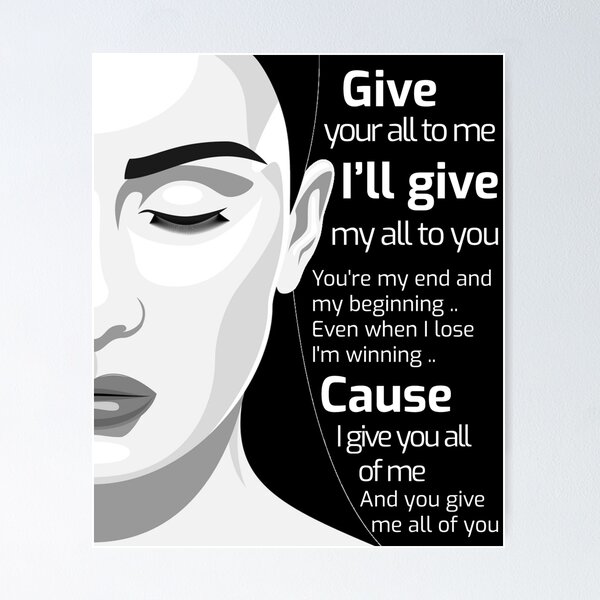 Item preview, Dame tu todo a mi diseño negro. designed and sold by abaazeem.