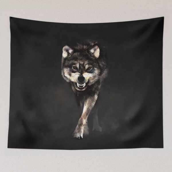 Item preview, Growling Wolf  designed and sold by k9printart.