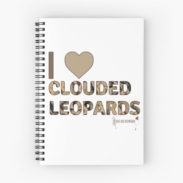 Item preview, I Love Clouded Leopards designed and sold by bigcatnetwork.