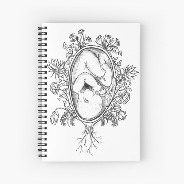 Womb Garden Spiral Notebook