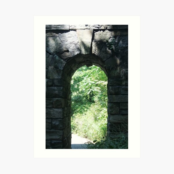 #Arch #tree #old #ancient #architecture #outdoors #wood #brick #vertical #archarchitecturalfeature #oldruin #ruined #nopeople #stonematerial #wallbuildingfeature #builtstructure #buildingexterior #day Art Print