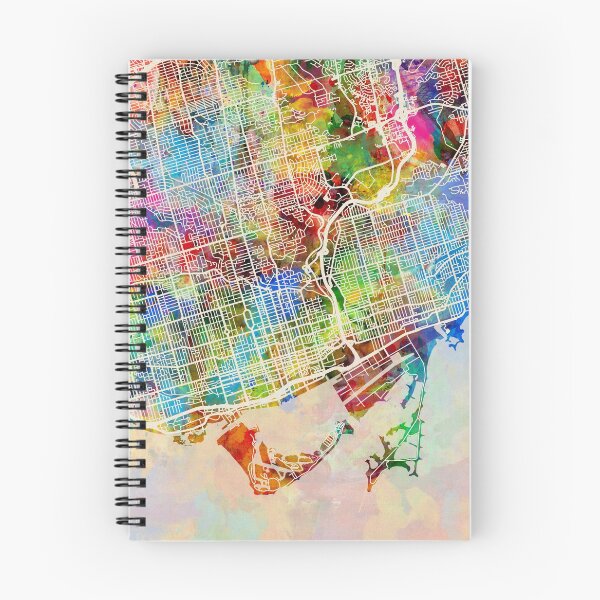 Item preview, Toronto Street Map designed and sold by ArtPrints.