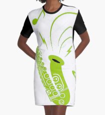 Saxo virtual Graphic T-Shirt Dress