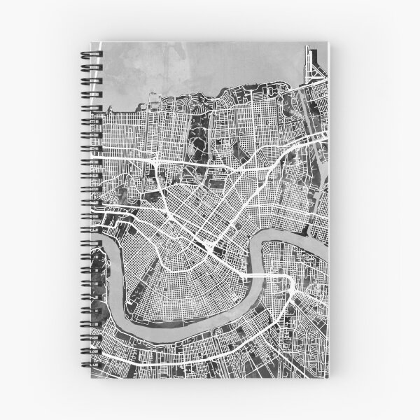 Item preview, New Orleans Street Map designed and sold by ArtPrints.