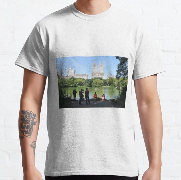 #Leisure #reflection #lake #architecture #city #outdoors #water #river #tree #sky #famousplace #locallandmark #nationallandmark #urbanskyline #cityscape #day #tourism #builtstructure #nopeople Classic T-Shirt