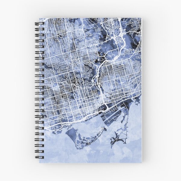 Item preview, Toronto Street Map designed and sold by ArtPrints.