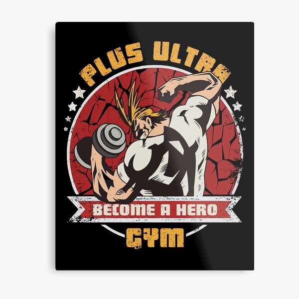 Plus Ultra Gym Impression métallique