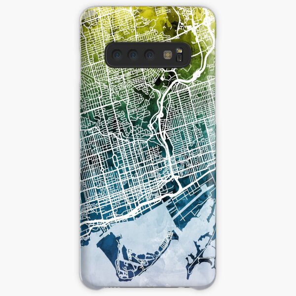 Toronto Straßenkarte Samsung Galaxy Leichte Hülle