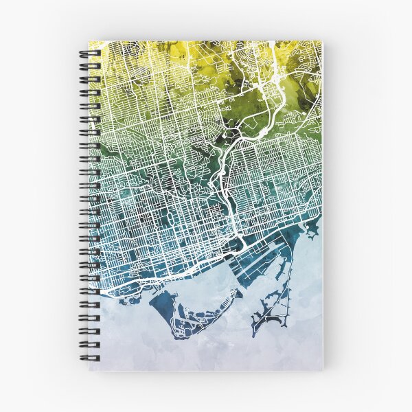 Item preview, Toronto Street Map designed and sold by ArtPrints.