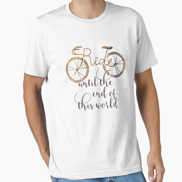 Item preview, Ride Until The End Of This World | Cycling | Bicycle Drawing designed and sold by BlueBerry-P.